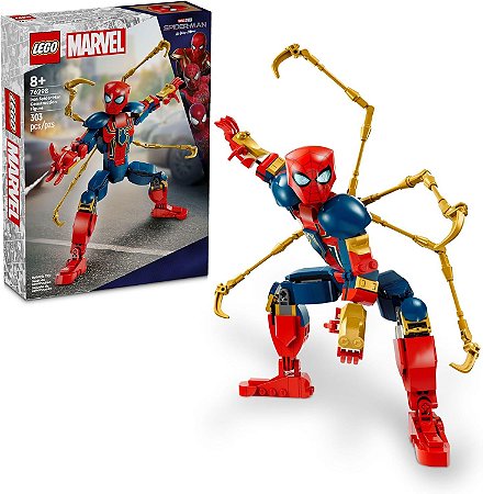 Lego Marvel Figura do Homem Aranha de Ferro 76298