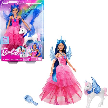 Boneca Barbie Safira Edição do 65º Aniversário Mattel HRR16