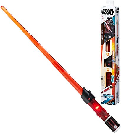 Star Wars Sabre de luz Eletrônico Lightsaber Forge Darth Vader Hasbro F9971