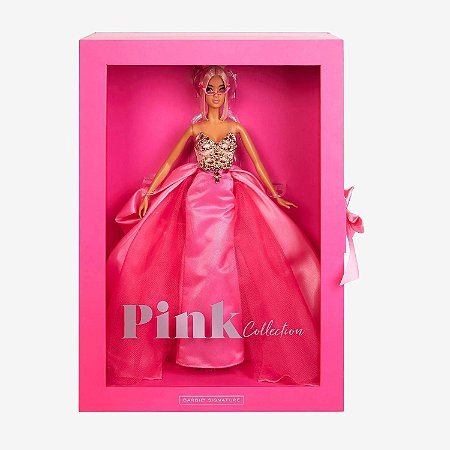 Boneca Barbie Pink Coleção Signature Mattel HJW86