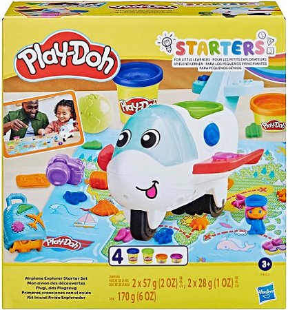 Play-Doh Starters Kit Inicial Avião Explorador Hasbro F8804
