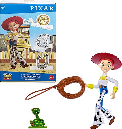 Toy Story Jessie com Corda de Laço Pixar Mattel HTR72