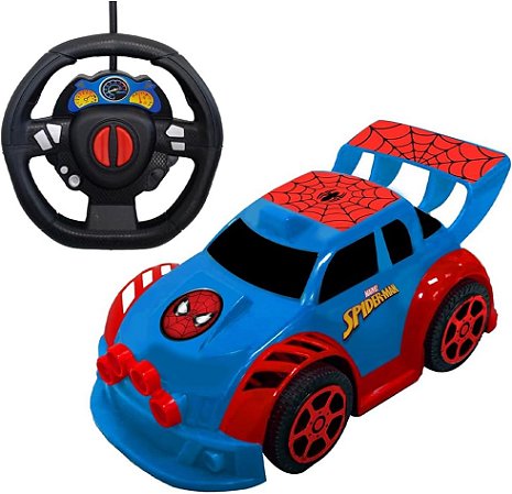Veiculo Spider-Man com Controle 3 Funções Candide 58002