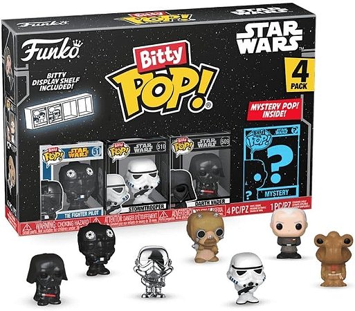 Boneco Pop Star Wars Darth Vader 4PK 11712 Candide