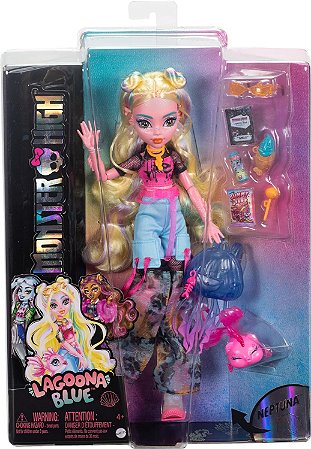Boneca Monster High Articulável Lagoona Novo Mattel HXH75