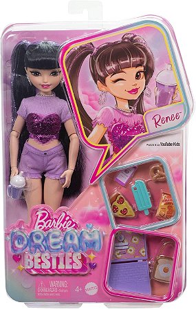 Boneca Barbie Renee Apresentadora Mattel HYC24