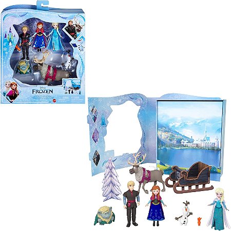 Brinquedo Disney Frozen Boneca Set de Histórias Mattel HLX04