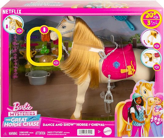 Barbie Conjunto de Brinquedo Cavalo Mattel HXJ42