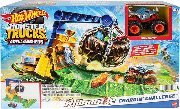 Hot Wheels Pista Monster Trucks Arena Demolição Mattel HTP18