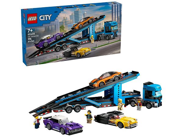 LEGO City Caminhão cegonha com Carros Esportivos 60408