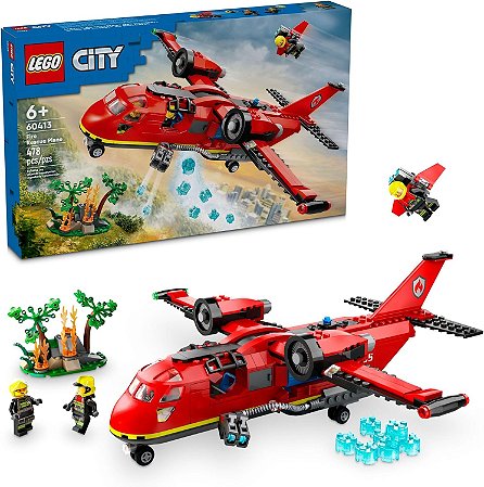 Lego Avião de Resgate de Incêndio  60413