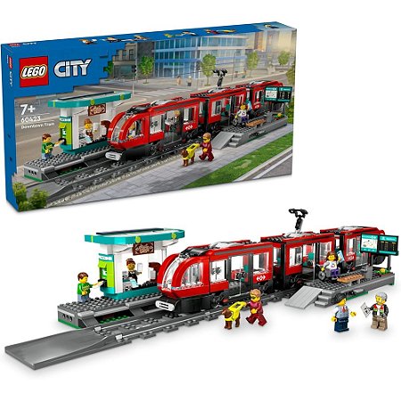 Lego City Bonde e Estação do Centro da Cidade 60423
