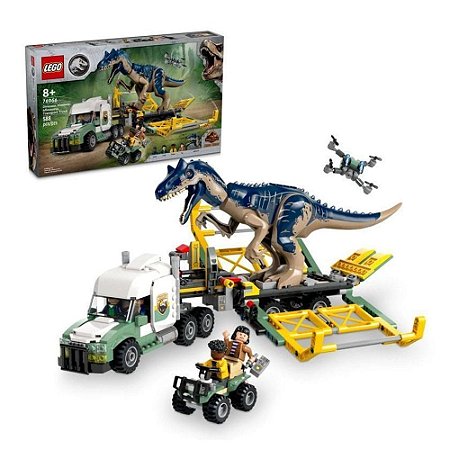 Lego Jurassic World Missão Transporte Do Alossauro  76966