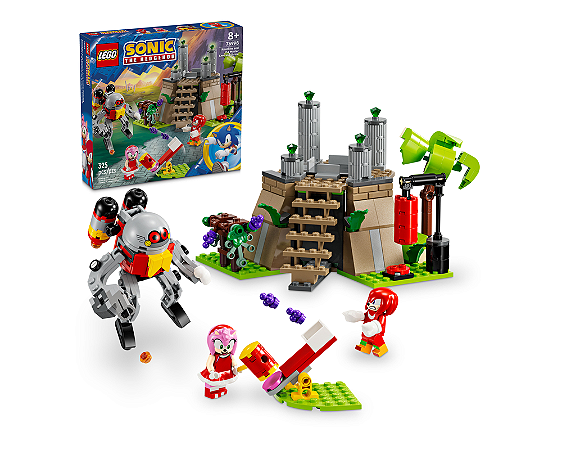 Lego Sonic Knuckles e o Santuário Mestre de Esmeralda 76998