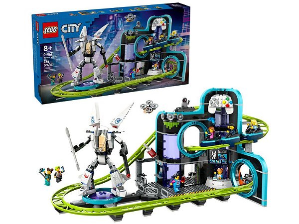Lego City Montanha Russa do Mundo dos Robôs  60421