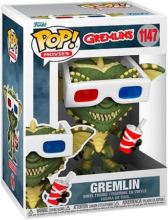 Boneco Funko Pop Gremlins-Gremlin com Óculos Candide 11165