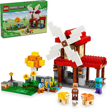 Lego Minecraft A Fazenda do Moinho de Vento 21262