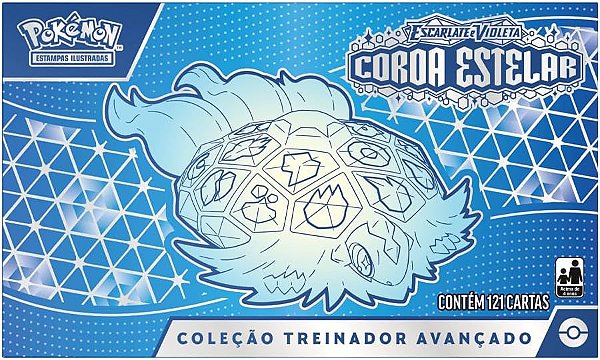 Box Pokemon Treinador Avançado EV7 Coroa Estelar Copag 34674