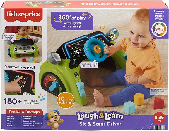Fisher Price Volante de Atividades Interativas Mattel HYP34