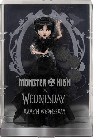 Monster High Boneca Wandinha Raven Dress Mattel HXJ03