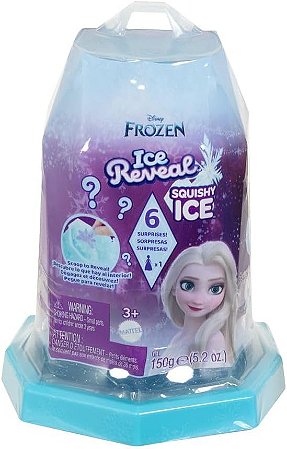 Frozen Boneca Surpresa Ice Reveal Frio Mágico Mattel HWX21