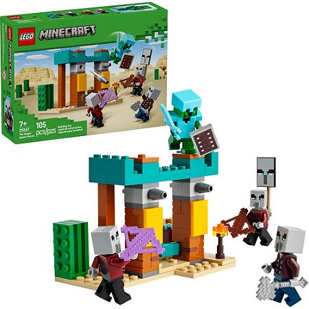 Lego Minecraft A Patrulha do Deserto de Illager 21267