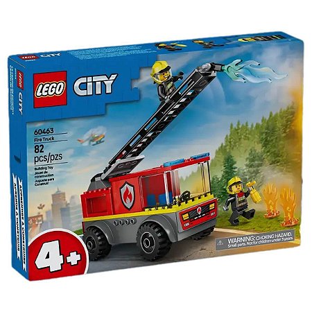 Lego City Caminhão De Bombeiros Com Escada de Incêndio 60463