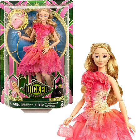 Boneca Wicked Glinda com Cabelo Loiro Mattel HXT63