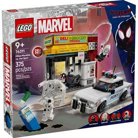 Lego Marvel Aranhaverso Miles Morales vs The Spot 76311