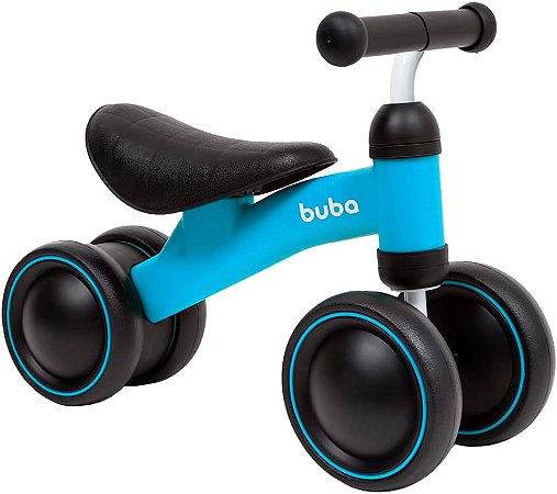 Bicicleta de Equilíbrio 4 Rodas Azul Buba 13516