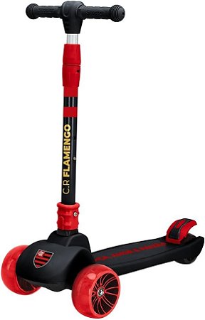 Patinete Dobrável Scooter Net Flamengo Preto Zoop FLA0006