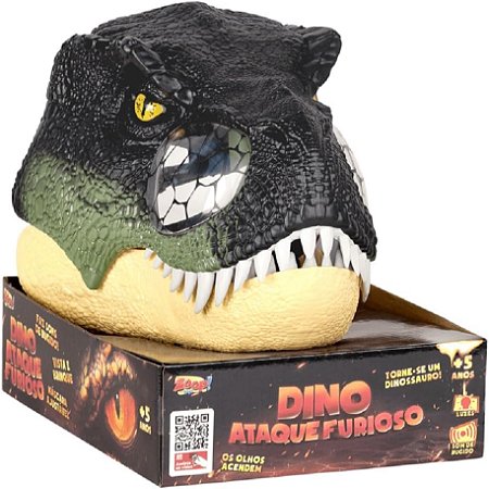 Máscara Infantil Tiranossauro Rex Ataque Furioso Zop ZP01066