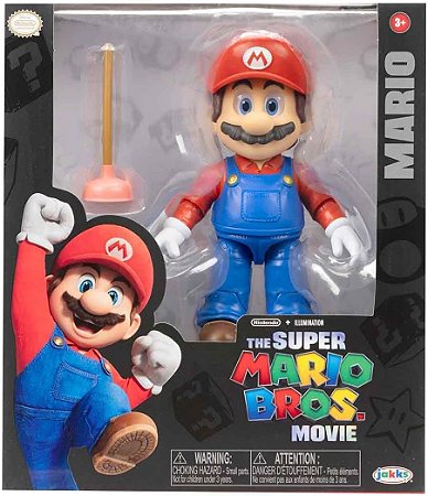Boneco Mario com Desentupidor Super Mario Filme Sunny 4264