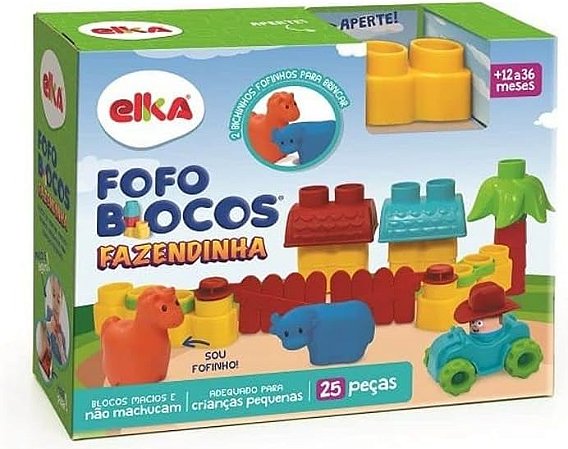 Fofo Blocos Fazendinha Elka 1093