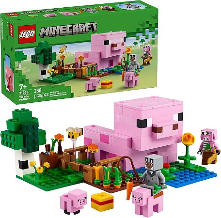 Lego Minecraft A Casa Porco Bebê 21268
