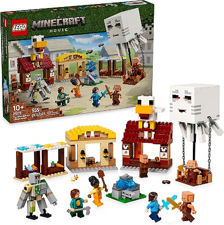 Lego Minecraft O Ataque do Balão Ghast à Vila 21273