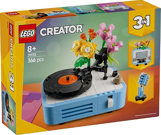 Lego Creator Gira-discos com Flores 31172