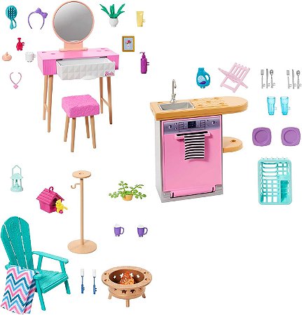 Barbie Móveis de Decoração De Interiores Sortido Mattel HJV32