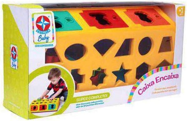 Brinquedo Educativo Caixa-Encaixa Estrela