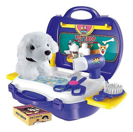 Brinquedo Maleta Workshop Jr Pet Shop Multikids BR772