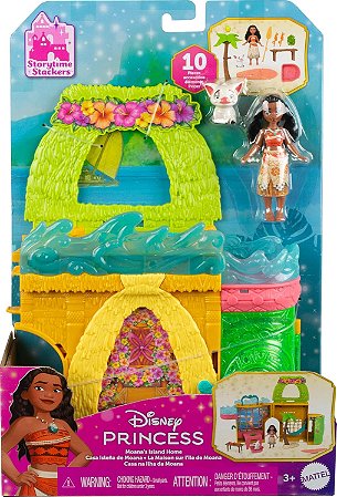 Conjunto Disney Castelo Moana Empilhável Mattel JDP58