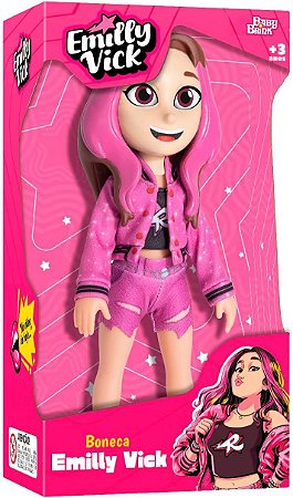 Boneca Emilly Vick Dos Rosa Nova Brink 1270