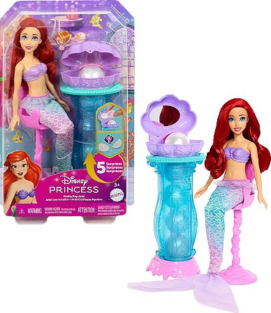 Boneca Ariel Princesa Disney Com Penteadeira Mattel JBF86