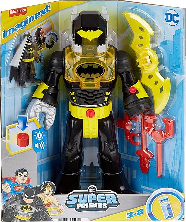 Imaginex DC Super Friends Figura Ação Batman Mattel HYG31