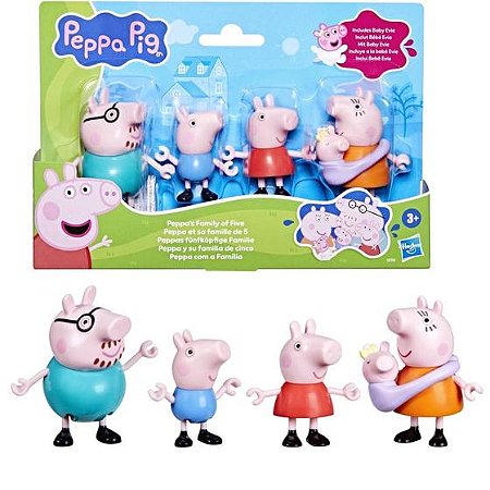 Peppa Pig A Familia Pack Com 5 Figuras Hasbro G0506