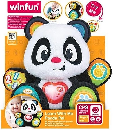 Pelúcia Interativa Meu Ursinho Panda Winfun Yes Toys 0797