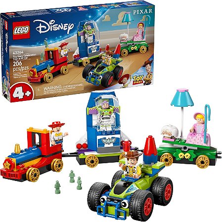 Lego Disney Pixar Trem e Carro RC Comemorativos de Toy Story 43264