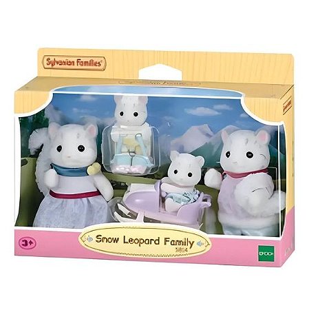 Sylvanian Families Família Leopardos da Neve Epoch 5814