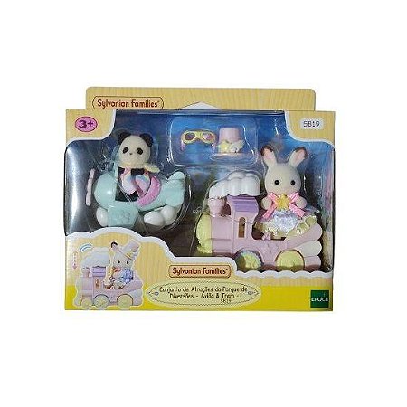Sylvanian Families Conjunto Atrações Avião E Trem Epoch 5819