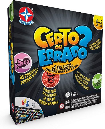Jogo Certo ou Errado Estrela